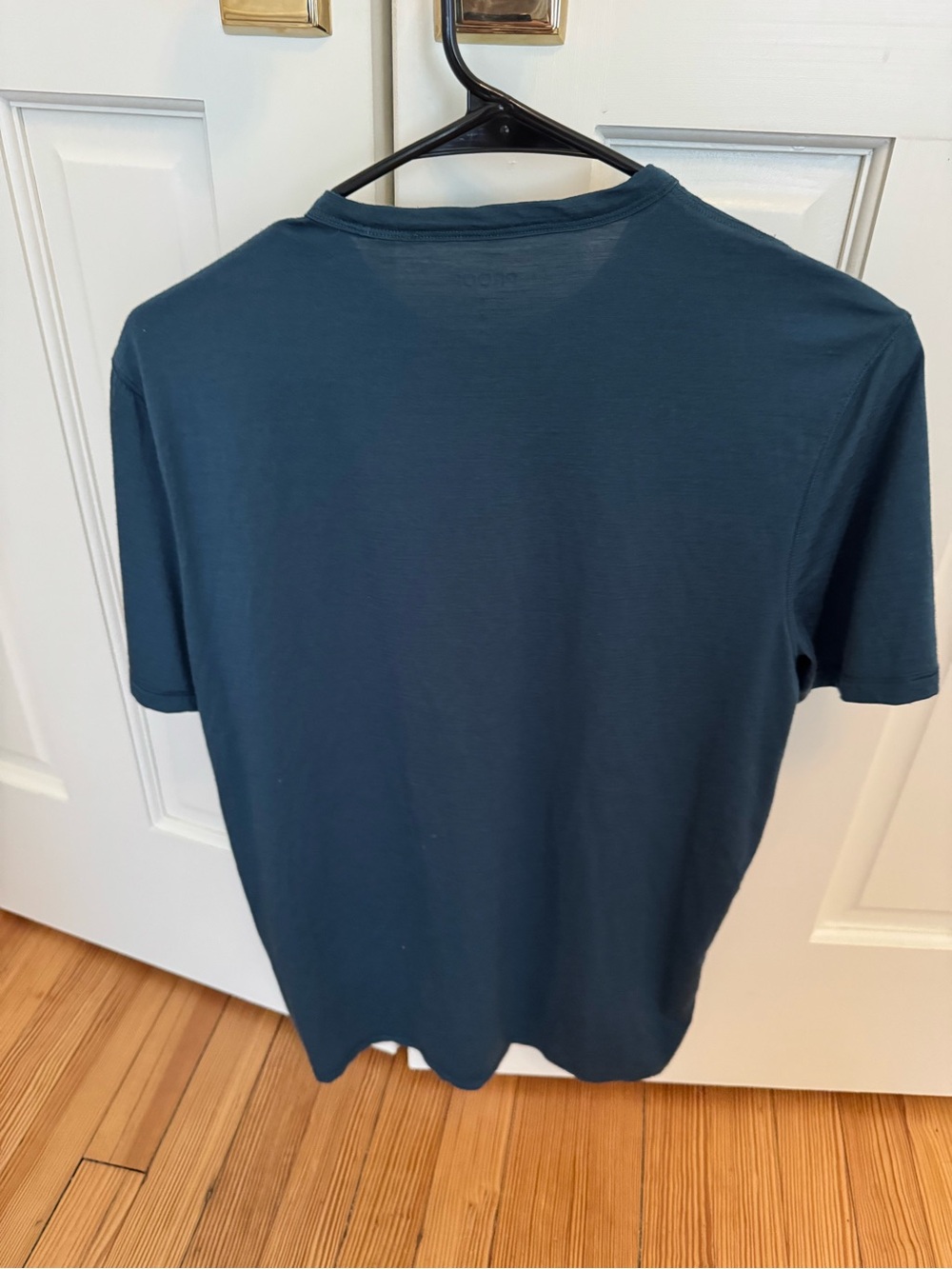 Proof Men's Short Sleeve Crew Neck T-Shirt in Blueish Green - Picture 2 of 3